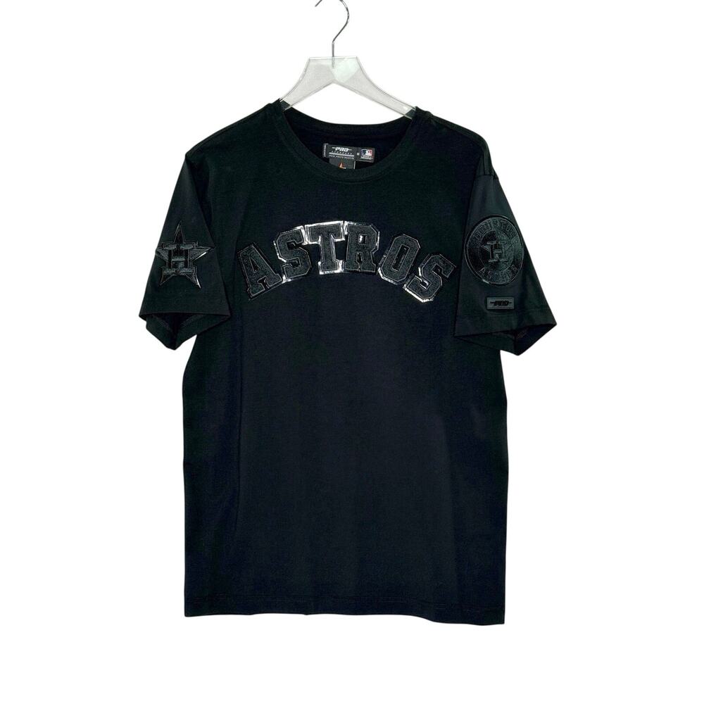 Pro Standard Houston Astros Black T Shirt M Short Sleeve MLB Baseball
